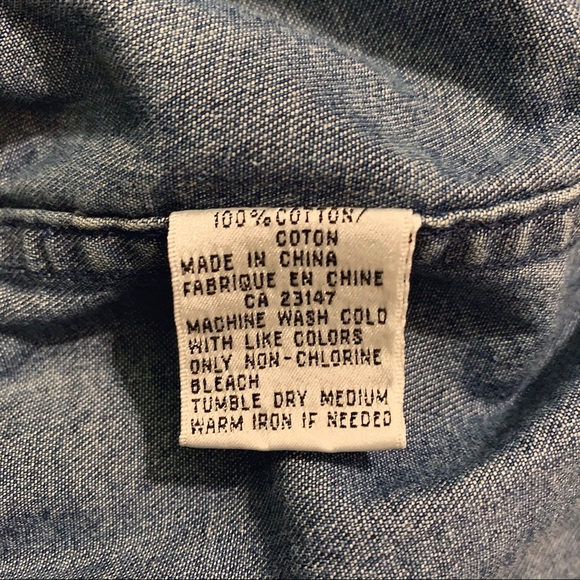 Talbots petites / Button Up Jean Styled Vest - Picture 9 of 9